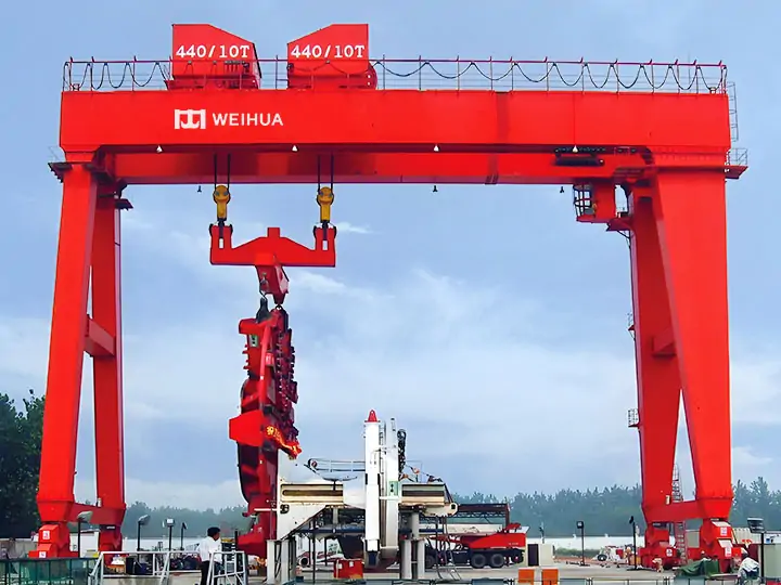 Gantry Crane for Shield Tunneling Machines02