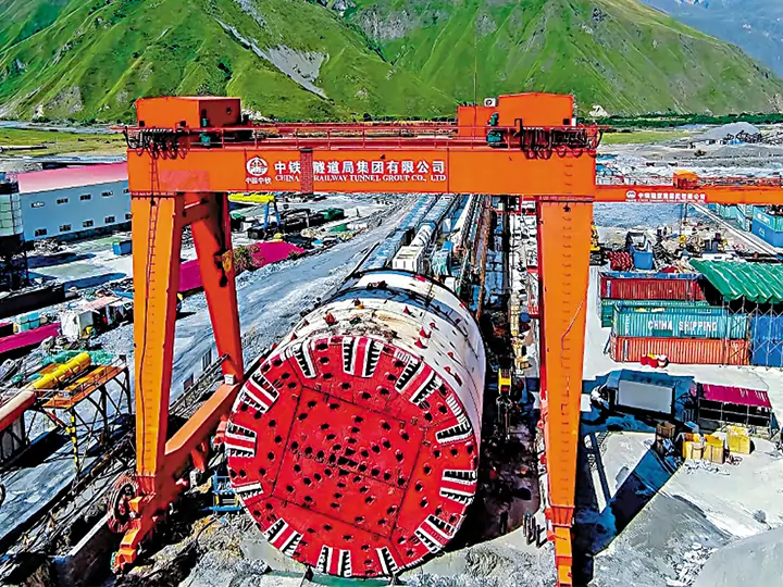 Gantry Crane for Shield Tunneling Machines04