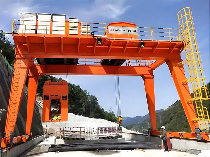 Mining Vertical Shaft Gantry Crane02