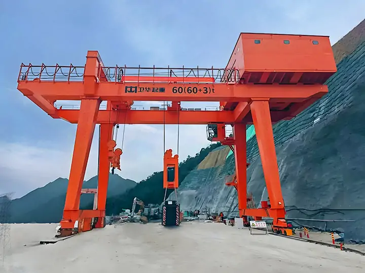 Mining Vertical Shaft Gantry Crane03